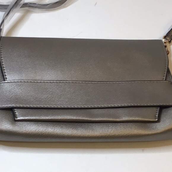 SUMMER & ROSE STEEL GRAY CROSSBODY HAND BAG - Picture 8 of 11